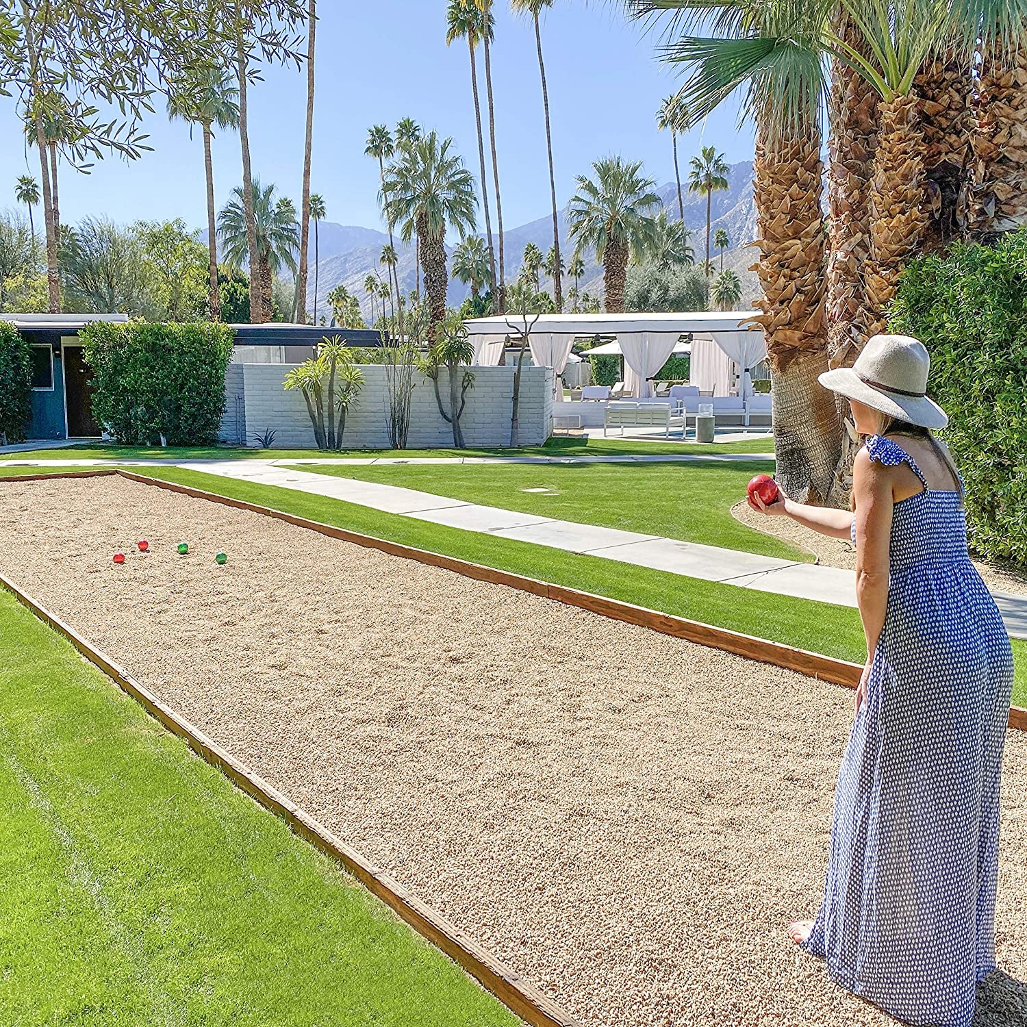 GoSports 100mm Bocce Set Backyard Lawn Game Set with 8 Balls and Case (Open Box) - VMInnovations
