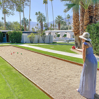 GoSports 100mm Bocce Set Backyard Lawn Game Set with 8 Balls and Case (Open Box) - VMInnovations