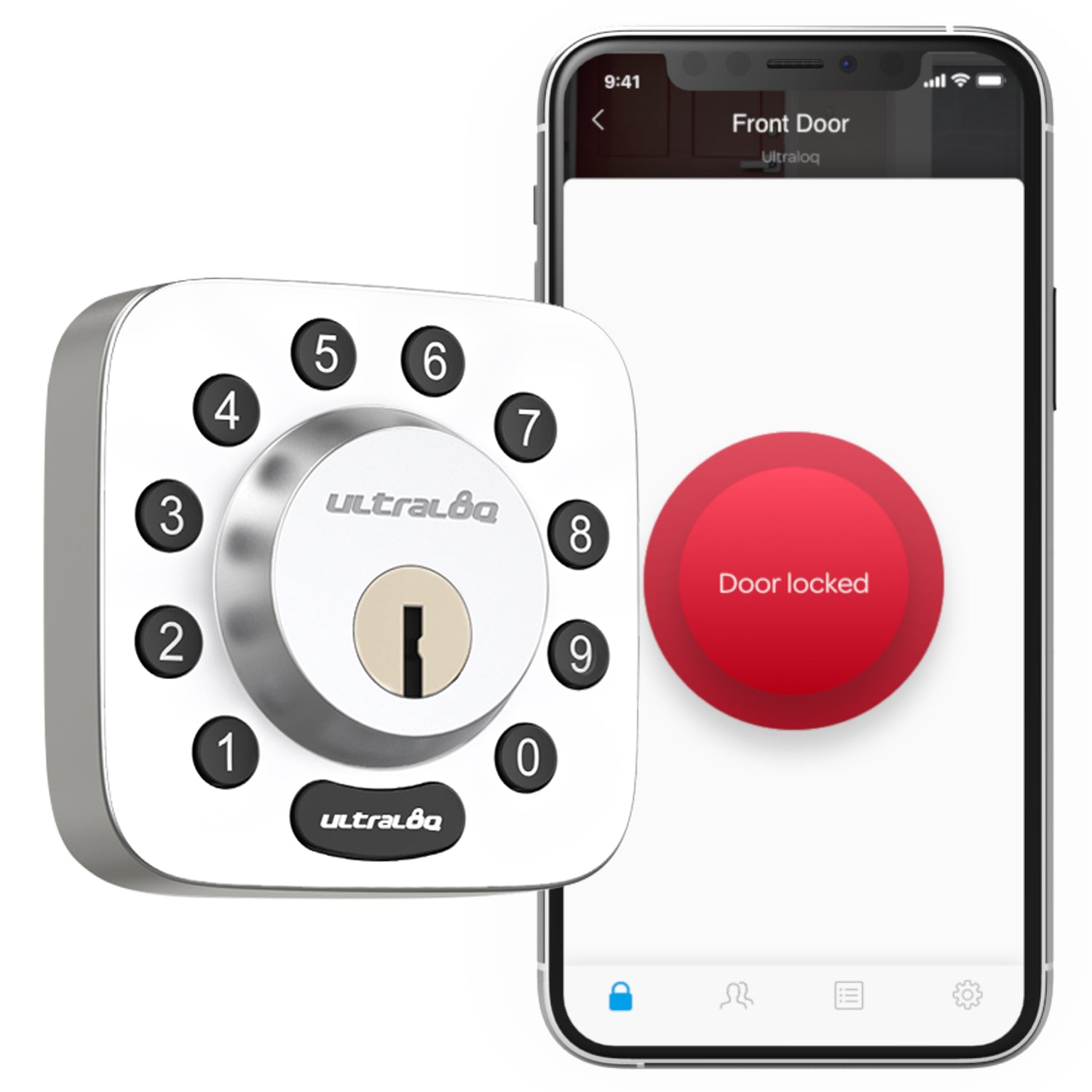 U-Tec U-Bolt-SN 5 in 1 Bluetooth Enabled Keypad Smart Home Deadbolt Lock - VMInnovations