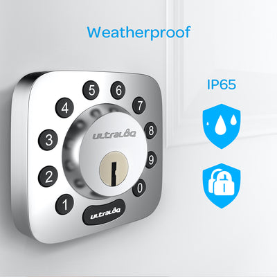 U-Tec U-Bolt-SN 5 in 1 Bluetooth Enabled Keypad Smart Home Deadbolt Lock