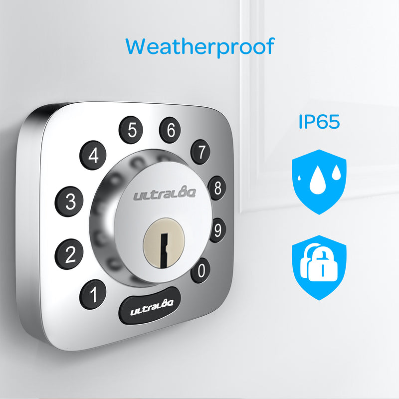 U-Tec U-Bolt-SN 5 in 1 Bluetooth Enabled Keypad Smart Home Deadbolt Lock