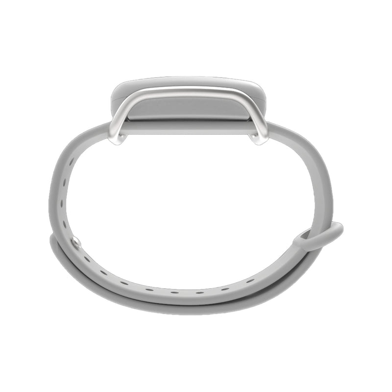 BOND TOUCH Single Vibrating Waterproof Distance Connection Bracelet,White/Silver
