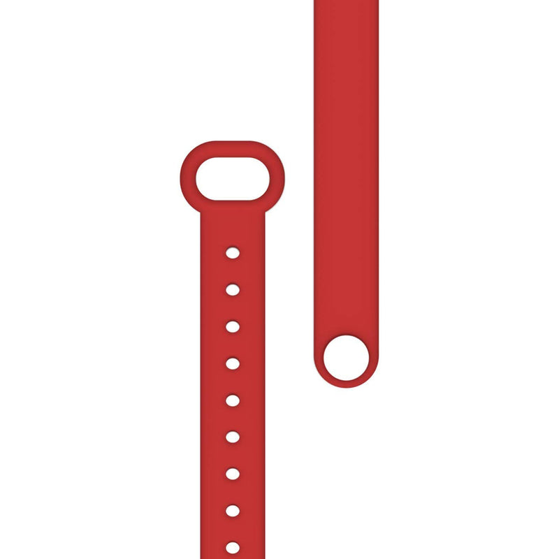BOND TOUCH Adjustable TPU Wristband Vibrating Silicone Wrist Bracelet, Ruby Red