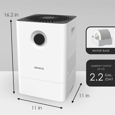 W200 2 In 1 Whisper Quiet Humidifier Air Washer w/ Auto Shut Off (Open Box)