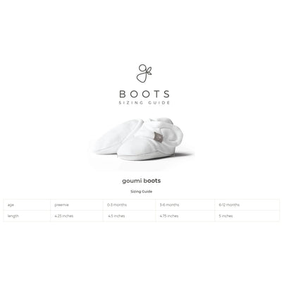 Goumikids Stay On Baby Boots Infant Booties Shoes, 0-3M Midnight - VMInnovations
