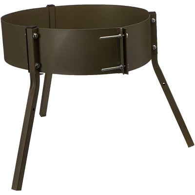 Boss Buck DIY 55 Gal Barrel Tripod Deer Feeder 20" Leg Stand Band (Open Box) - VMInnovations