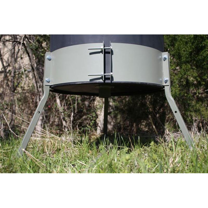 Boss Buck BB-1.3 DIY 55 Gal Barrel Tripod Deer Feeder 20" Leg Stand Band (Used)