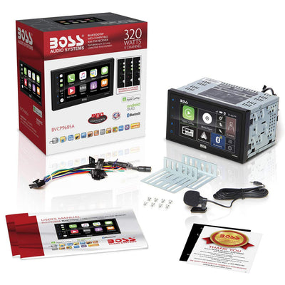 BOSS Audio Double DIN Bluetooth Touchscreen Multimedia Player and Backup Camera
