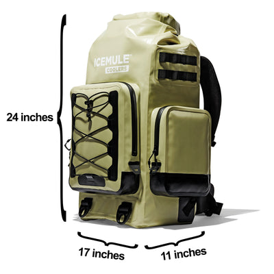 IceMule Boss 30 Liter 24 Can Insulated Waterproof Backpack Cooler Bag (Used)