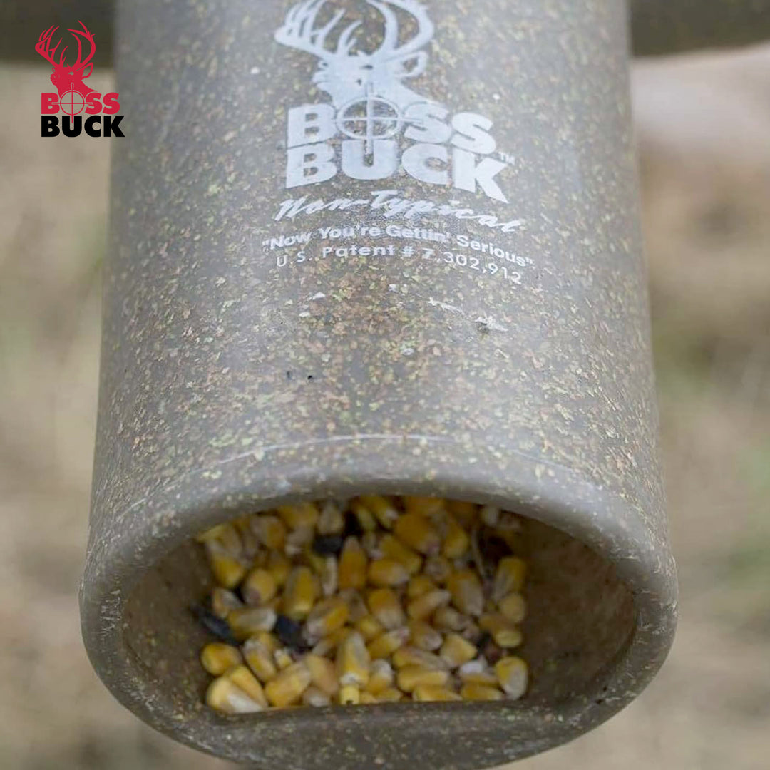 Boss Buck BB-1.10 Hunting Game Feeder with 3 10-Inch Feed Ports (Open Box) - VMInnovations