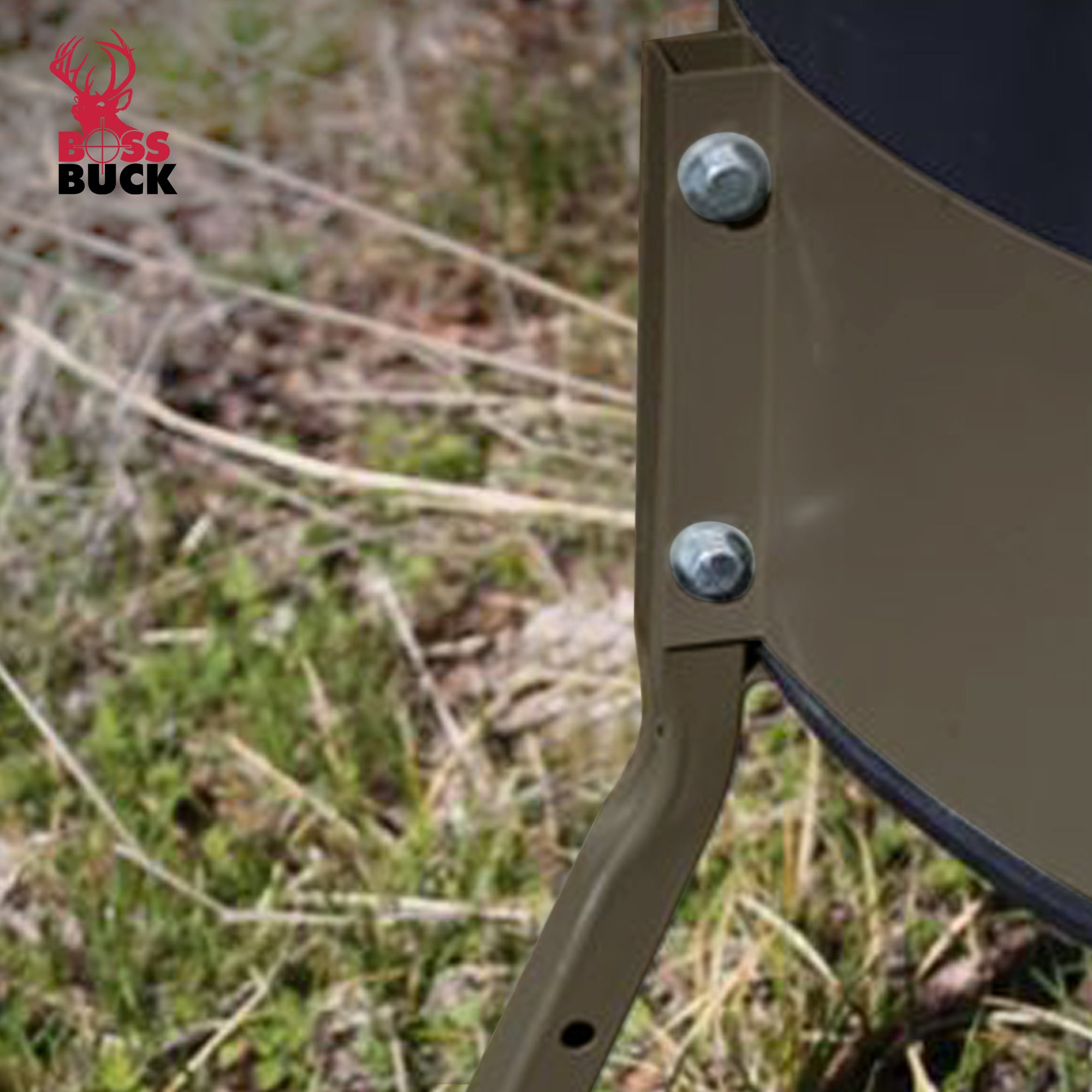 Boss Buck DIY 55 Gal Barrel Tripod Deer Feeder 20" Leg Stand Band (Open Box) - VMInnovations