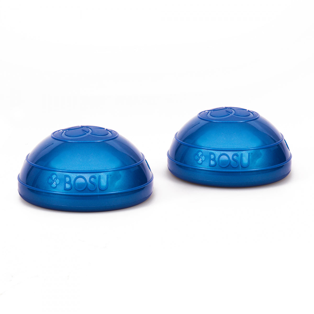 Bosu 6.5-Inch Diameter 2-Sided Dynamic Home Workout Balance Pods, Blue (2 Pack)