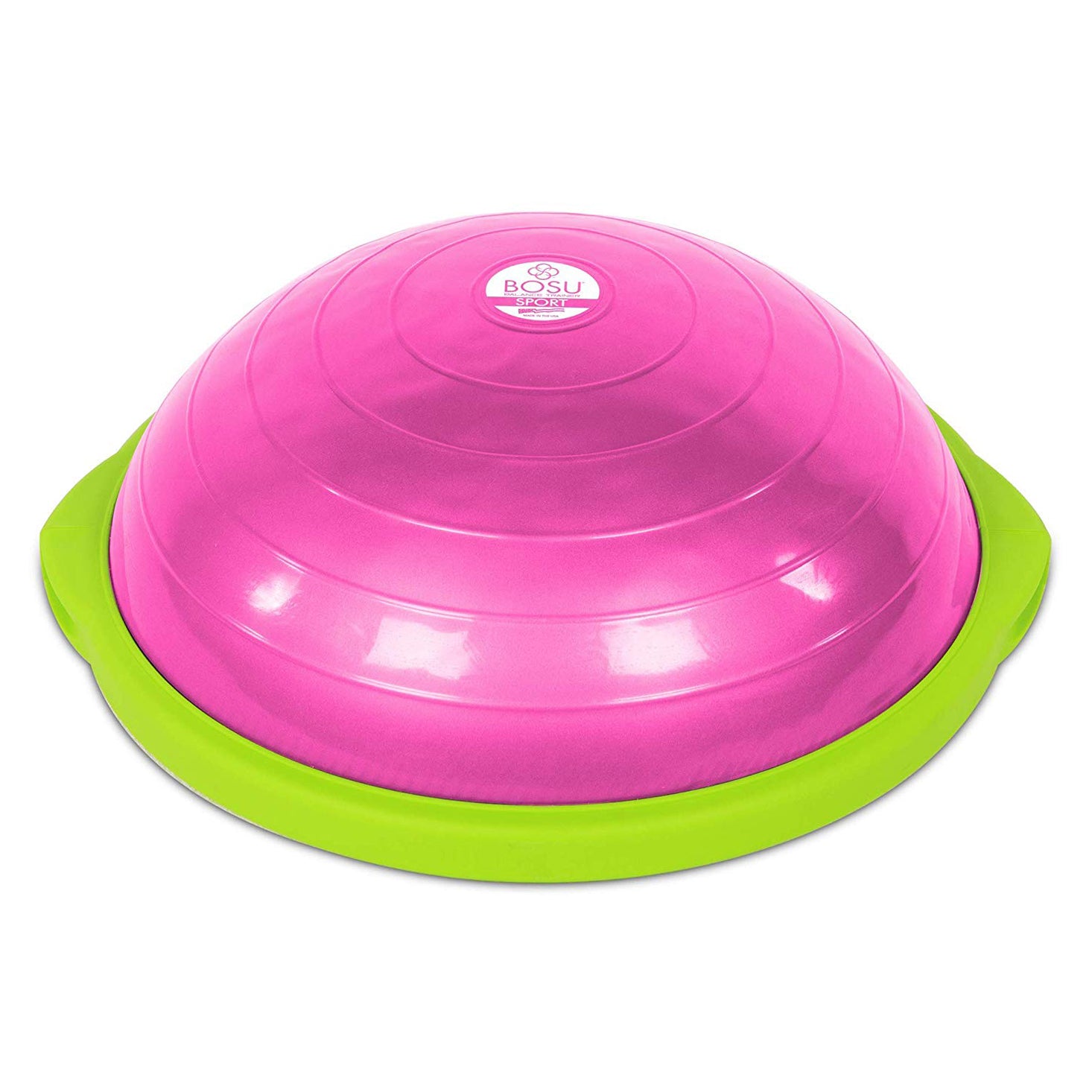 Bosu 50-Centimeter Travel-Size Home Gym Workout Balance Trainer, Pink (Open Box) - VMInnovations