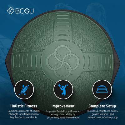 Bosu NEXGEN Balance Strength Trainer, Home Gym Workout Equipment, 26", Green - VMInnovations