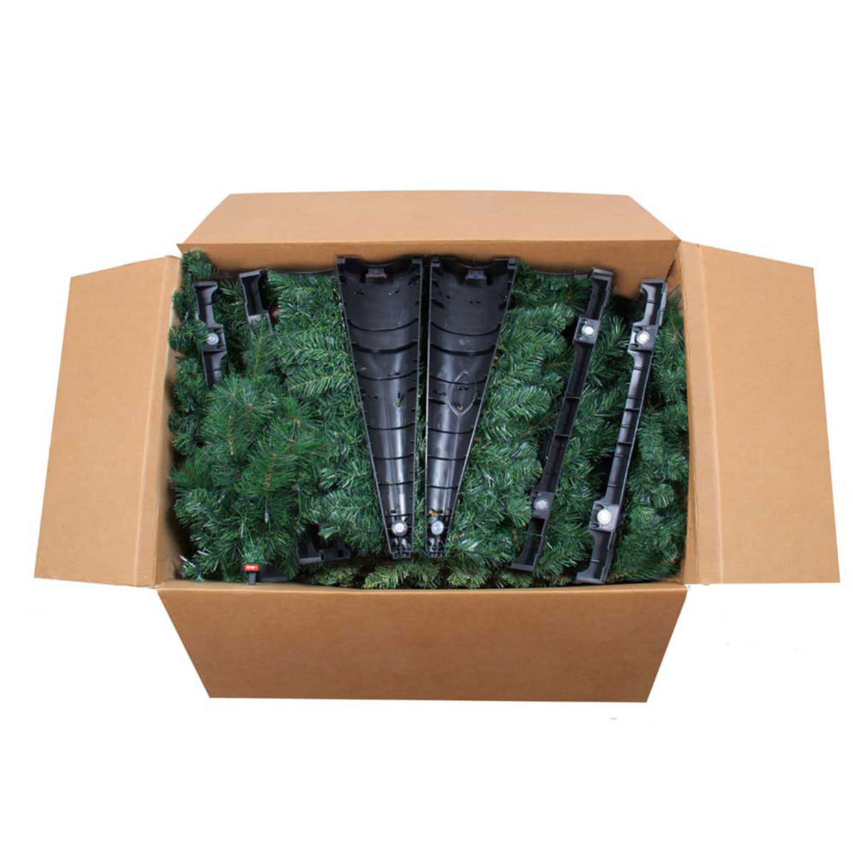 Easy Treezy 7.5-Foot Prelit Douglas Fir Artificial Christmas Tree (Open Box)