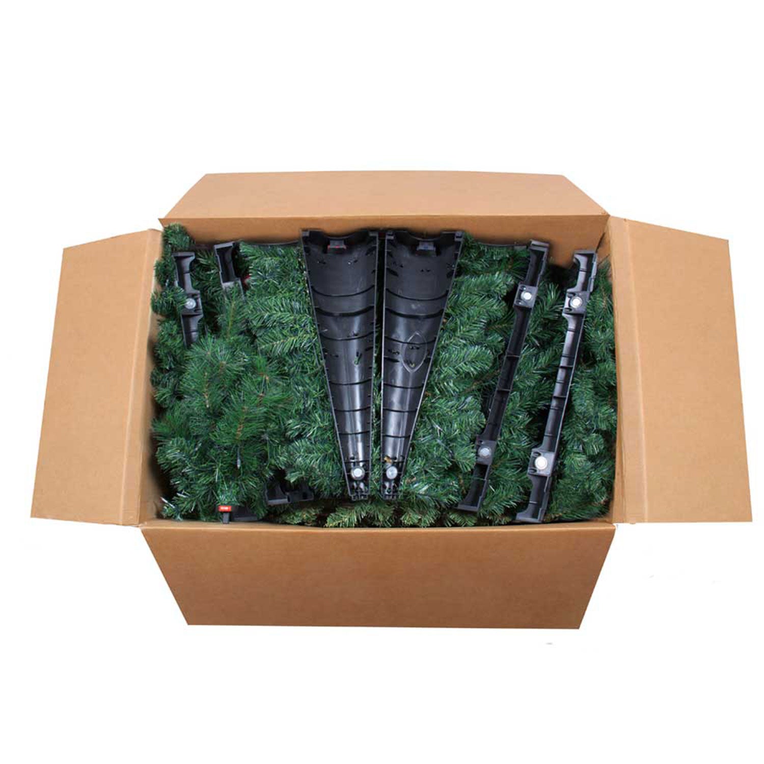 Easy Treezy 7.5-Foot Prelit Douglas Fir Artificial Christmas Tree (For Parts)