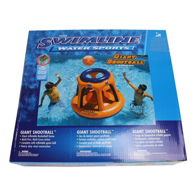 Swimline 36x48 Inflatable Floating Basketball Hoop Giant Shootball Fun Pool