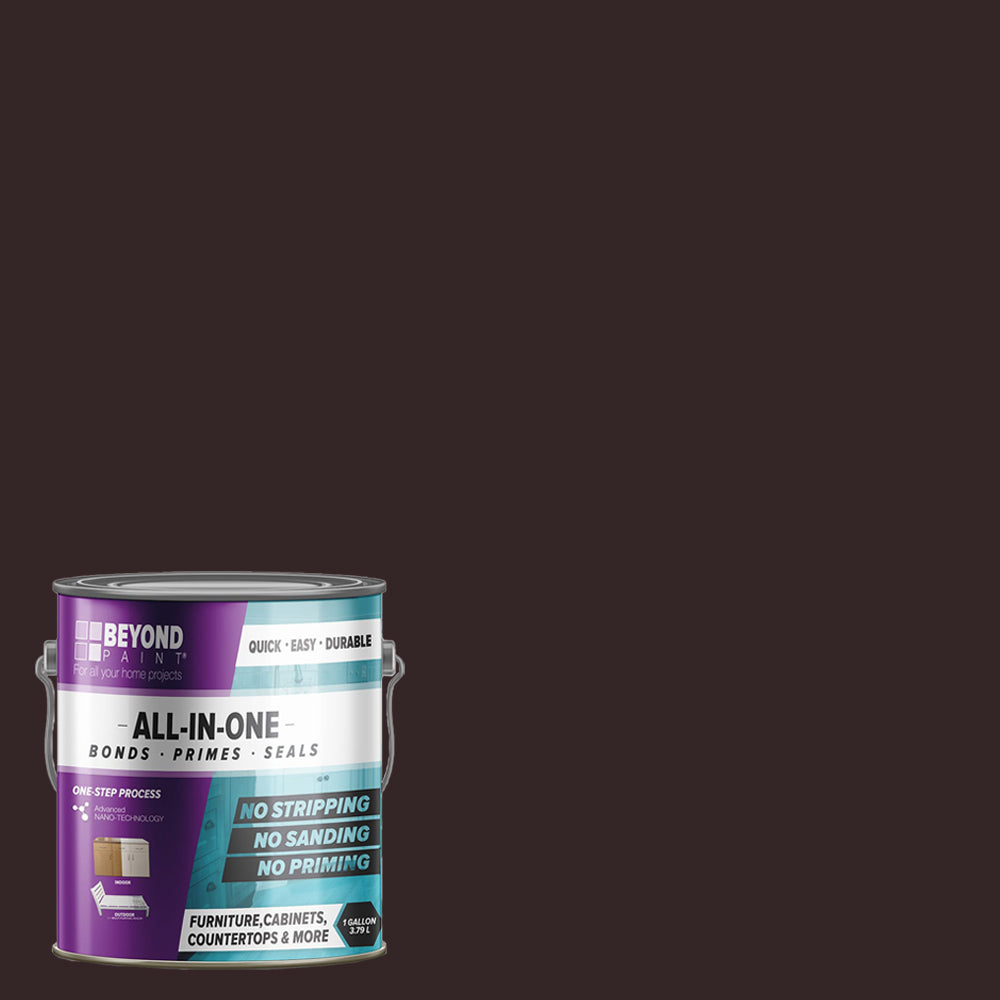 Beyond Paint 1 Gallon All in One Multi Use Versatile Refinishing Paint, Mocha