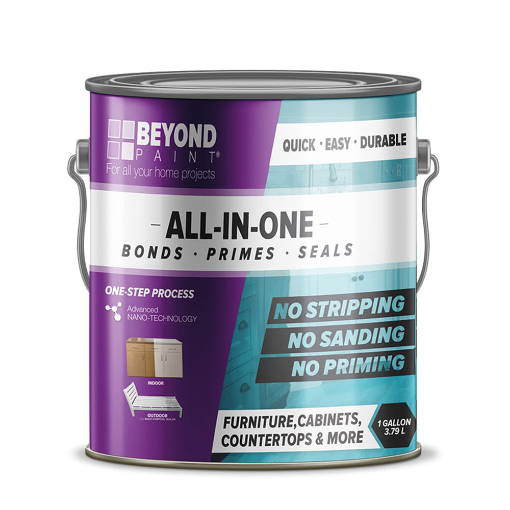 Beyond Paint 1 Gallon All in One Multi Use Versatile Refinishing Paint, Mocha