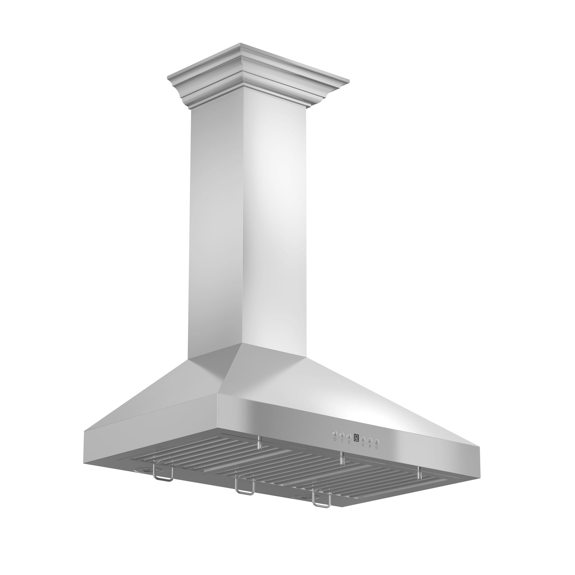 ZLINE KL3CRN 36 Inch Mount Wall Range Hood With Crown Molding, Stainless Steel