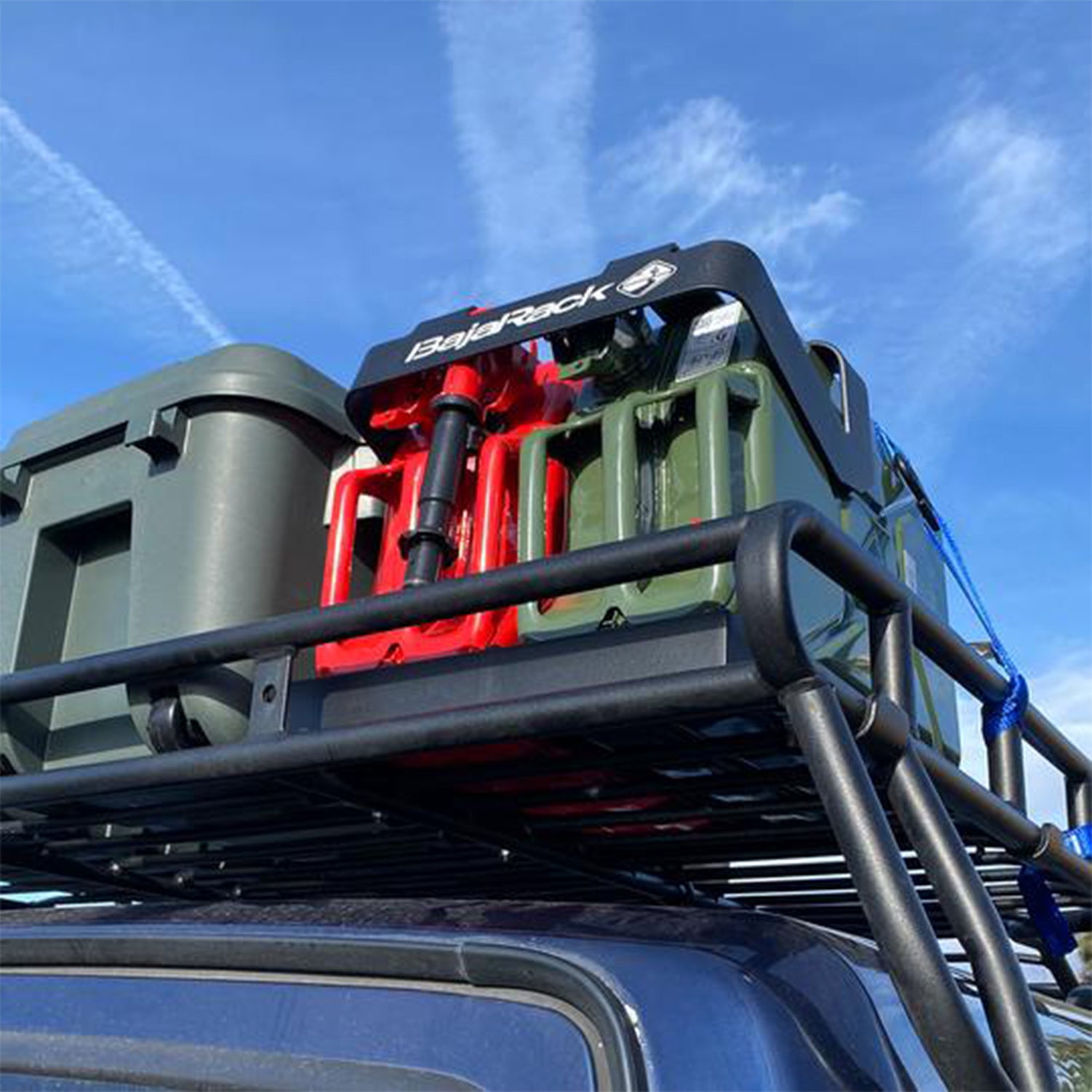 BajaRack Fuel Can Holder Mount Kit for Car Utility Roof Flat Racks (Open Box)