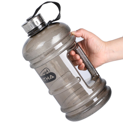 HolaHatha Jumbo 2.20 Liter Large Reusable Sports Water Bottle (Open Box)