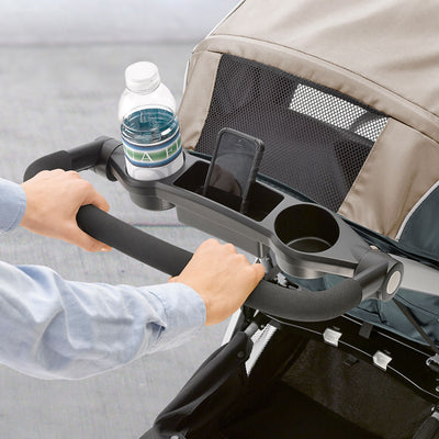 Chicco Q Collection, Bravo Air Quick-Fold Multi-Position Travel Stroller, Coal - VMInnovations