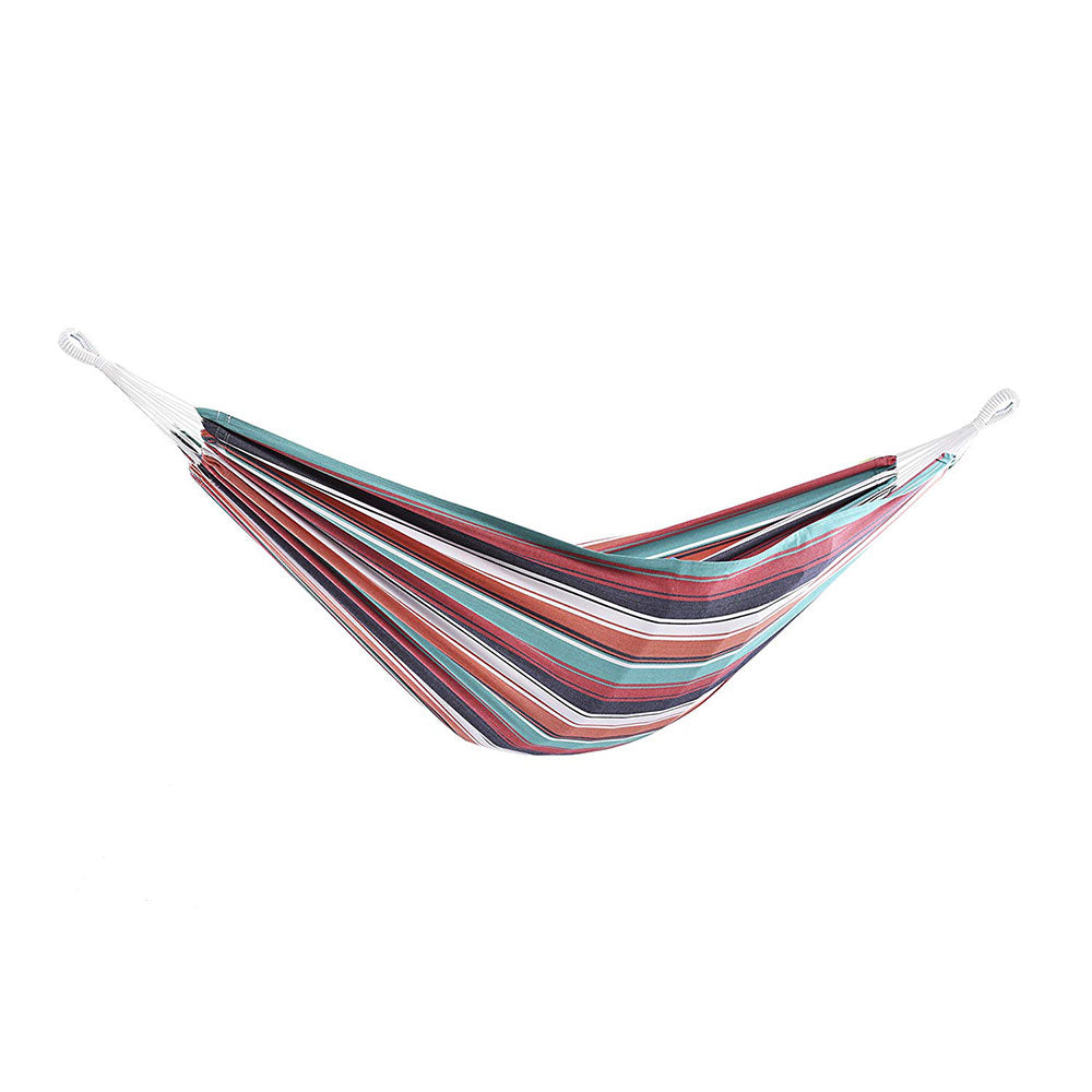 Vivere Brazilian Style Portable Outdoor Cotton Single Swinging Hammock, Plumeria