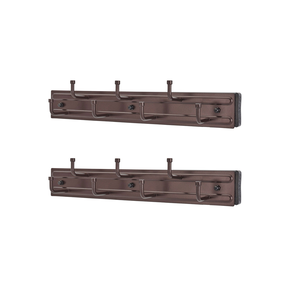 Rev-A-Shelf BRC-12ORB 12" Mounted Pullout Belt Rack Organizer, Bronze (2 Pack)