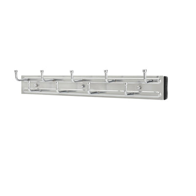 Rev-a-Shelf BRC-14CR 14 Inch Wall Mounted Pullout Belt Rack, Chrome (3 Pack)