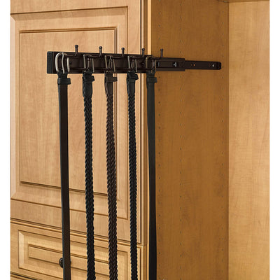 Rev-A-Shelf 14" Pull Out Belt Rack Closet Storage Organizer, Bronze, BRC-12ORB - VMInnovations