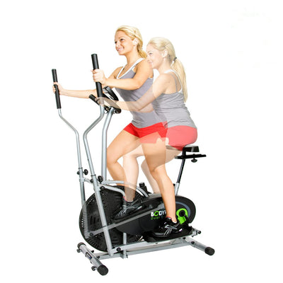 Body Flex Sports Body Stationary Elliptical & Bike Trainer Machine (For parts)
