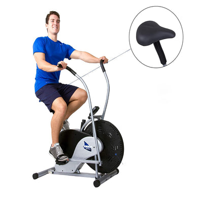 Body Flex Sports Body Rider BRF700 Stationary Cardio Exercise Upright Fan Bike