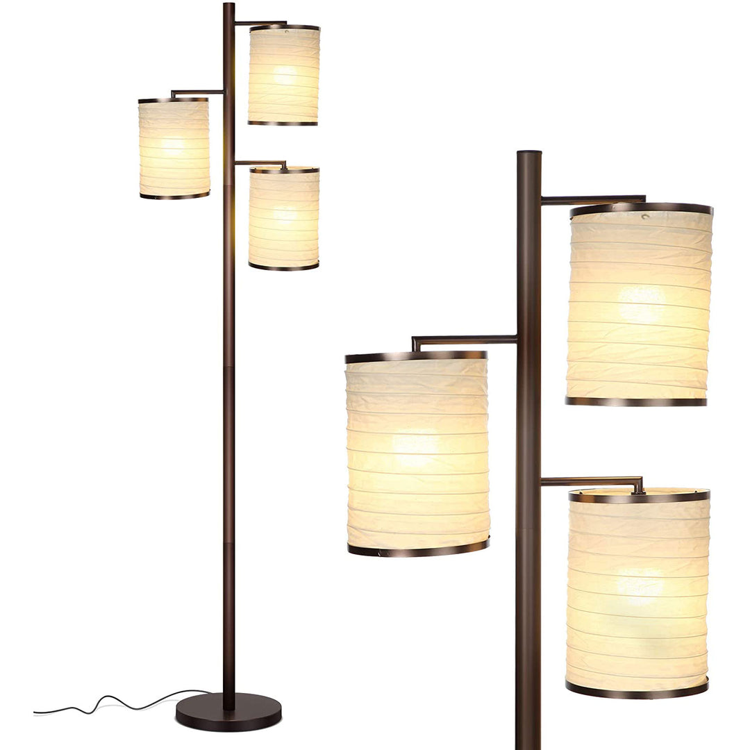 Brightech Liam Dimmable Lantern Tree Floor Lamp (Open Box)