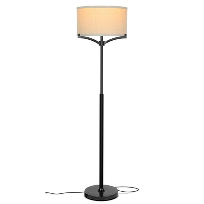 Brightech Elijah Mid Century 62" Tall Free Home LED Floor Lamp, Black (Open Box)