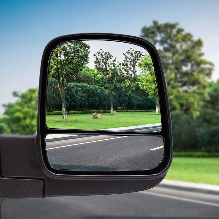 Brock Passenger's Side Manual Mirror for Chevrolet Express & GMC Savana 08 to 22