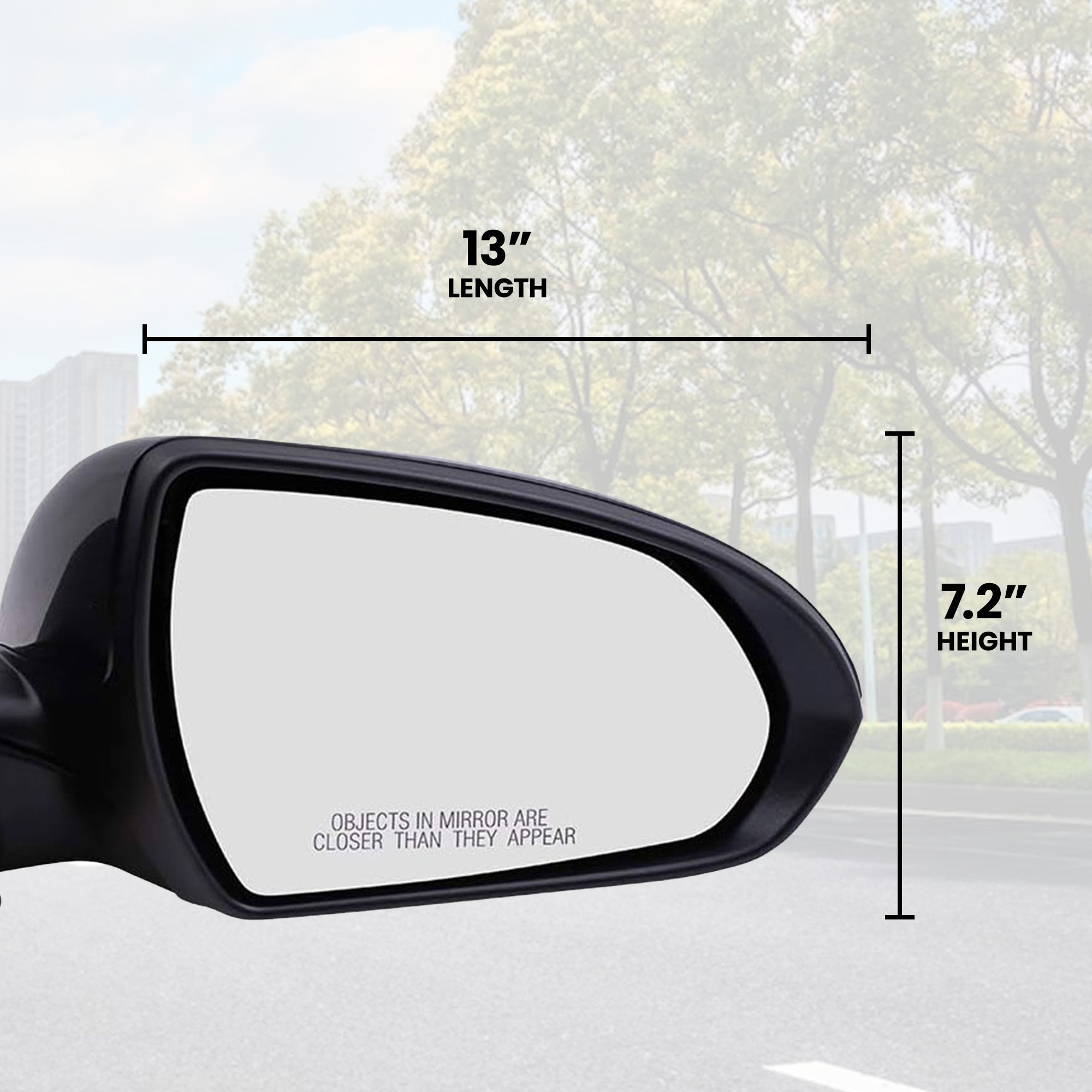 Brock Passenger's Side Power Mirror for Hyundai Elantra 2017 to 2020 (Open Box) - VMInnovations