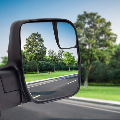 Brock Passenger Side Sail Type Power Mirror, Ford E Series 10-14, Blk (Open Box) - VMInnovations