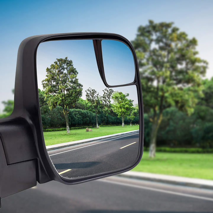 Brock Passenger Side Sail Type Power Mirror, Ford E Series 10-14, Blk (Open Box) - VMInnovations