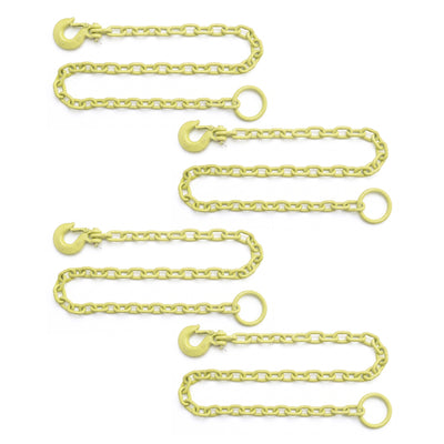 Brush Grubber Tugger Chain for Attaching Brush Grubber Tools to Vehicle (4 Pack)