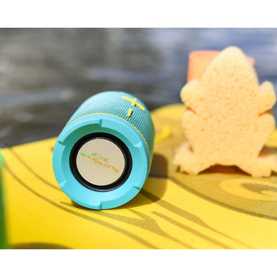 Aqua Lily Pad 20' Floating Foam Island w/ Floating Waterproof Bluetooth Speaker