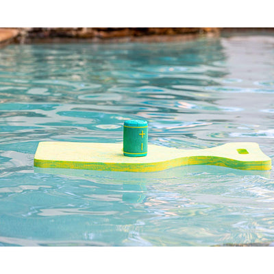 Aqua Lily Pad 20' Floating Island w/Bluetooth Speaker & Beverage Holder (2 Pack) - VMInnovations