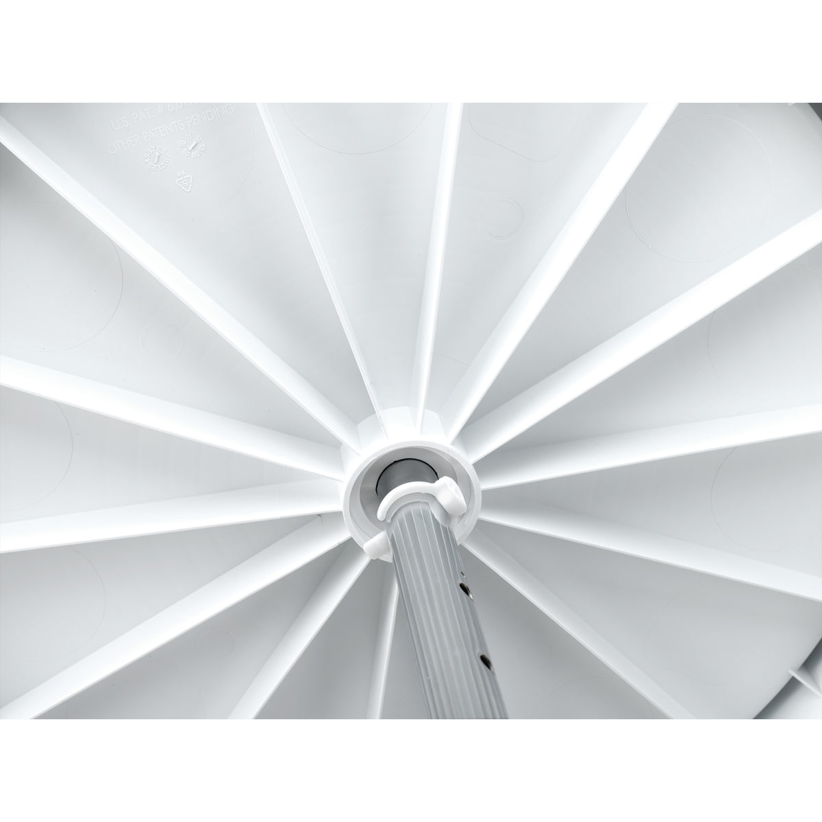 Rev-A-Shelf 18'' Lazy Susan Full-Circle Polymer Two-Shelf, White, 2062-18-11-1