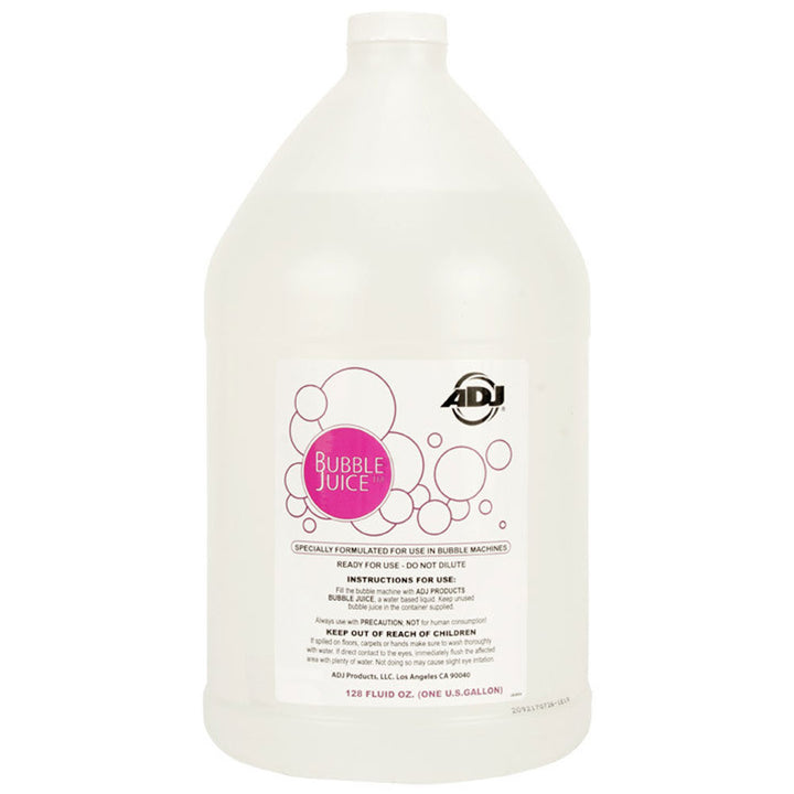 ADJ Products 1 Gallon Water Based DJ Bubble Machine Bubble Juice Fluid (4 Pack)