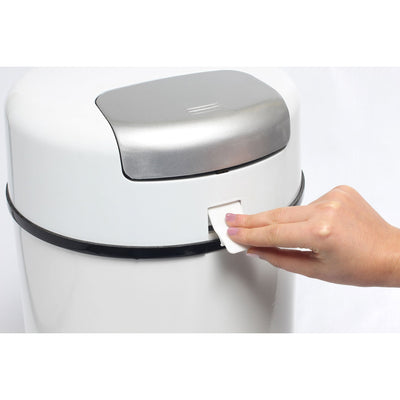 Bubula Step Steel Diaper Pail w/ Air Tight Lid & Lock, Light Pink (Open Box)