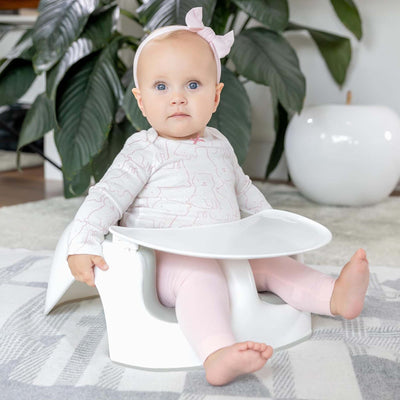 Bumbo Detachable Feeding/Playtime Essentials Tray Floor Chair Accessory, White