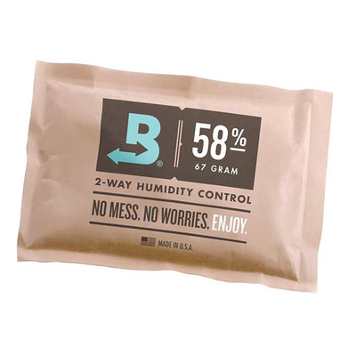 Boveda 67 Gram Humidity Control Pack 58% RH 2-Way Herbal Preservative