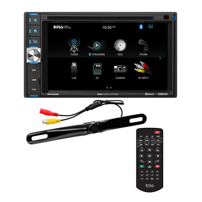 BOSS Audio BVB9358RC 6.2" Screen Bluetooth USB MP3 Car Audio DVD Player ReceiverBOSS Audio Systems KIT2 8 Gauge Complete Car Amplifier Installation Wiring Kit - VMInnovations