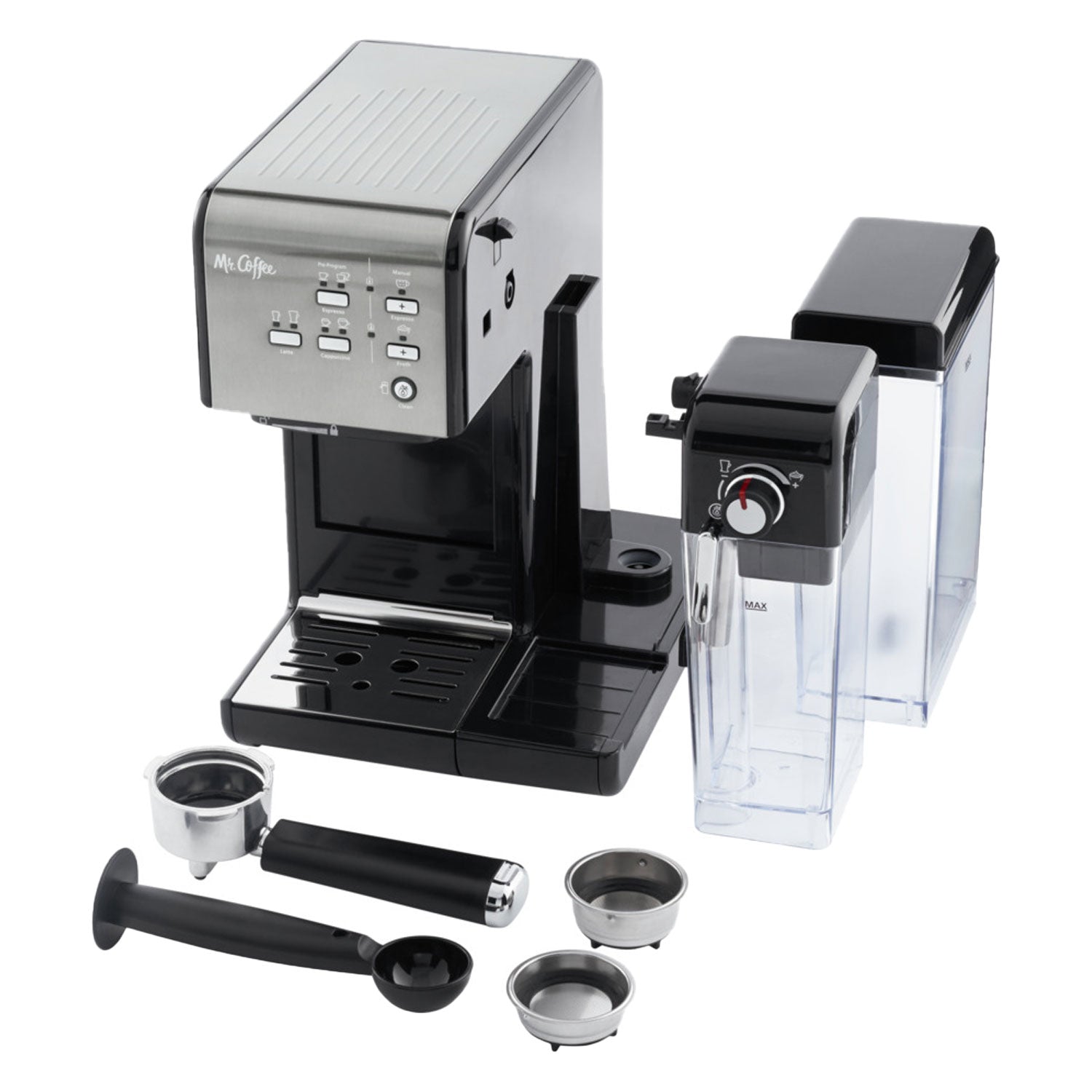 Mr. Coffee 1 Touch 19 Bar Pump Programmable Espresso Maker Machine (Open Box) - VMInnovations