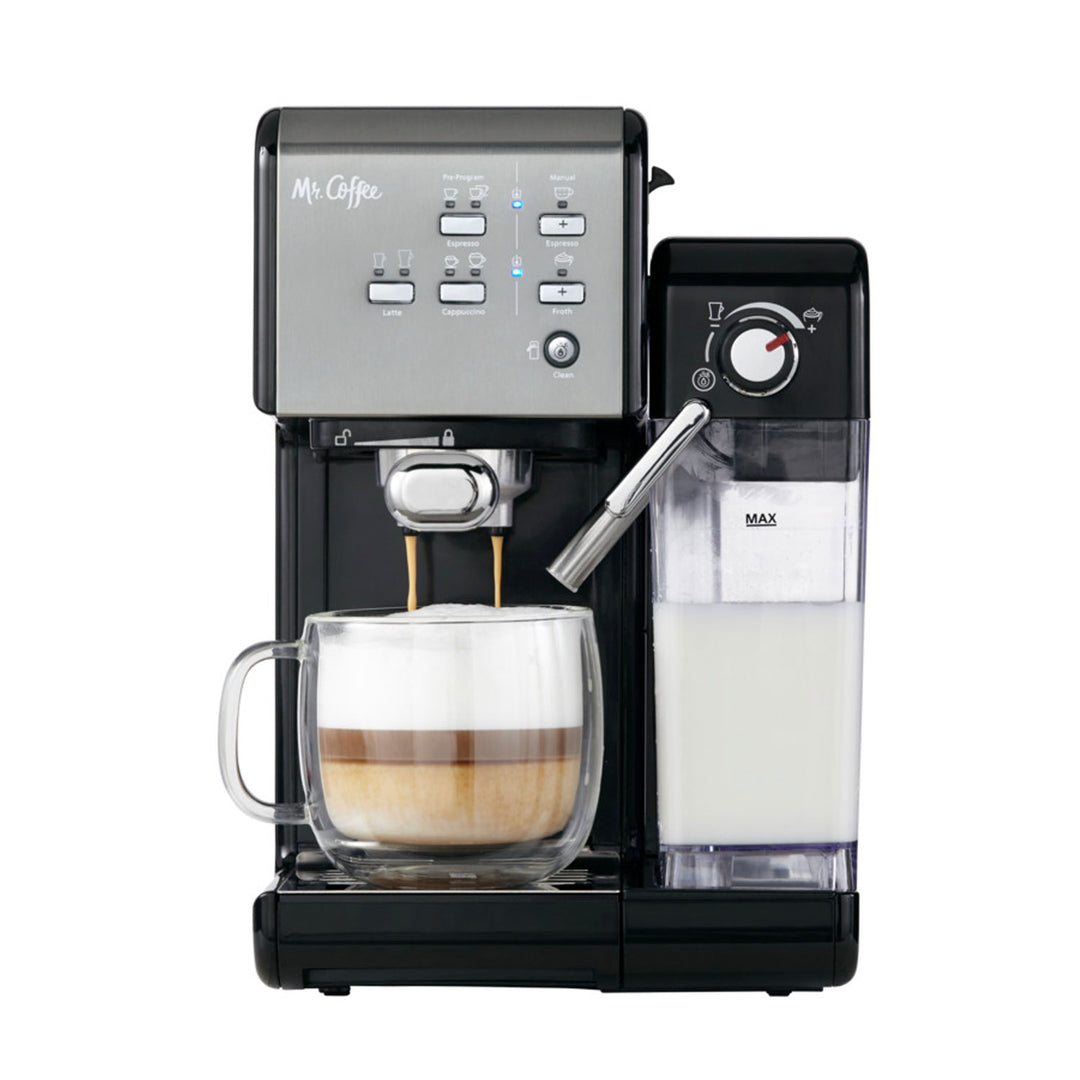 Mr. Coffee 1 Touch 19 Bar Pump Programmable Espresso Maker Machine (Open Box)